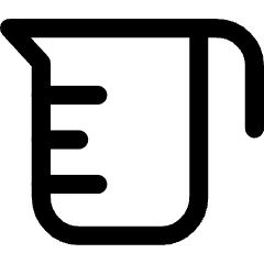 Measuring Cup Icon from Core Line Set