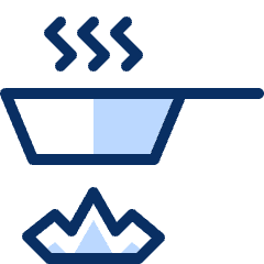 Pan Fry Icon from Cyber Duotone Set