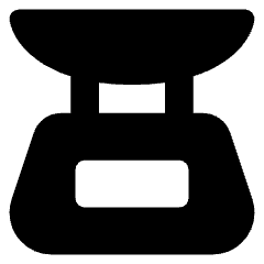 Scale Icon from Core Solid Set