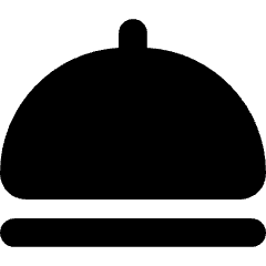 Serving Dome Icon from Core Solid Set