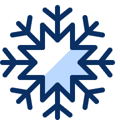 Snow Crystal Icon from Cyber Duotone Set
