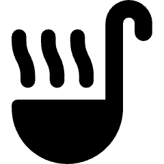 Soup Spoon Icon from Core Solid Set
