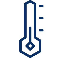 Temperature Low Icon from Cyber Line Set