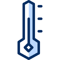 Temperature Medium Icon from Cyber Duotone Set