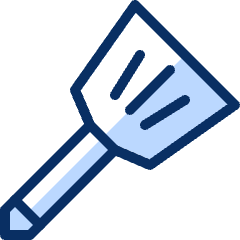 Turning Spatula Icon from Cyber Duotone Set