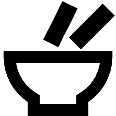 Bowl Chop Stick Icon from Sharp Remix Set