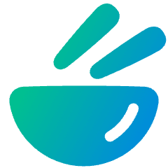 Bowl Chop Stick Icon from Plump Gradient Set