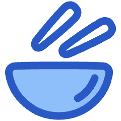 Bowl Chop Stick Icon from Plump Duo Set