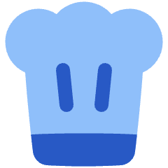Chef Toque Hat Icon from Plump Flat Set