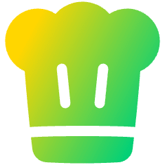 Chef Toque Hat Icon from Plump Gradient Set