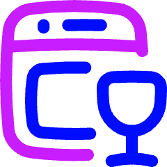 Dishwasher Icon from Flex Neon Set