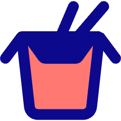 Food Takeaway Packaging Icon from Core Pop Set