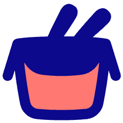 Food Takeaway Packaging Icon from Plump Pop Set