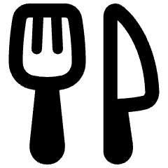 Fork Knife Icon from Plump Remix Set