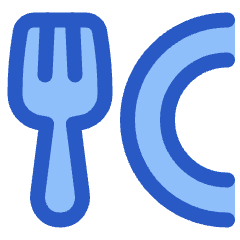 Fork Plate Icon from Plump Duo Set