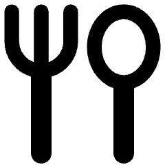 Fork Spoon Icon from Core Remix Set