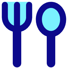 Fork Spoon Icon from Core Pop Set