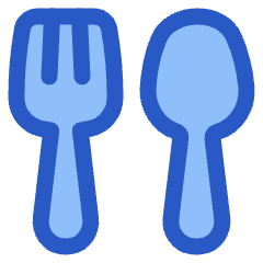 Fork Spoon Icon from Plump Duo Set