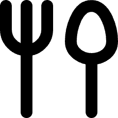 Fork Spoon Icon from Micro Line Set