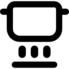 Induction Pot Icon from Core Remix Set
