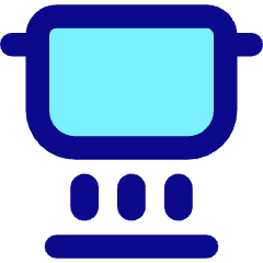 Induction Pot Icon from Core Pop Set