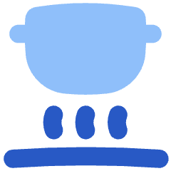 Induction Pot Icon from Flex Flat Set