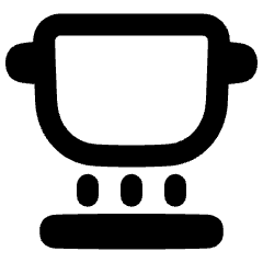 Induction Pot Icon from Plump Remix Set