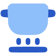 Induction Pot Icon from Plump Flat Set