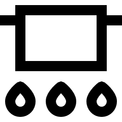 Induction Pot Icon from Sharp Line Set