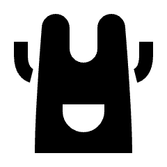 Kitchenware Apron Icon from Nova Solid Set