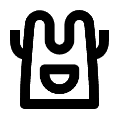 Kitchenware Apron Icon from Nova Line Icons Set