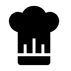 Kitchenware Chef Hat Icon from Nova Solid Set