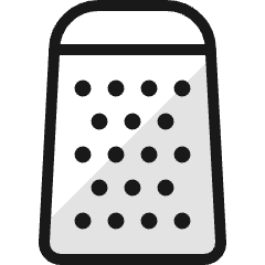 Kitchenware Grater Icon from Ultimate Colors Set