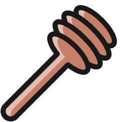 Kitchenware Honey Icon from Ultimate Colors Set