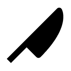 Kitchenware Knife Icon from Nova Solid Set