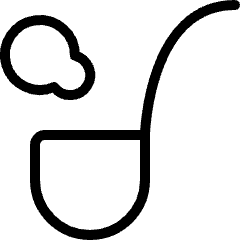 Kitchenware Ladle Icon from Ultimate Light Set