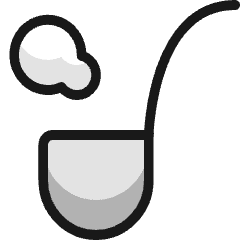 Kitchenware Ladle Icon from Ultimate Colors Set