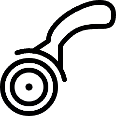 Kitchenware Pizza Cutter Icon from Ultimate Light Set