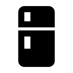 Kitchenware Refrigerator Icon from Nova Solid Set