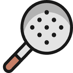 Kitchenware Strainer Icon from Ultimate Colors Set