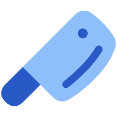 Knife 1 Icon from Plump Flat Set