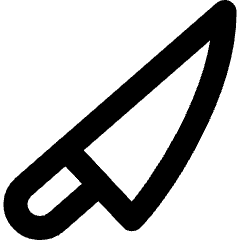 Knife 2 Icon from Micro Line Set