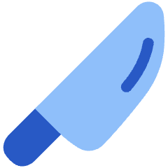 Knife 2 Icon from Plump Flat Set