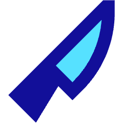Knife 2 Icon from Sharp Pop Set