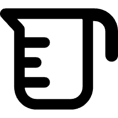 Measuring Cup Icon from Core Remix Set