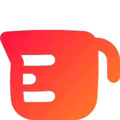 Measuring Cup Icon from Flex Gradient Set