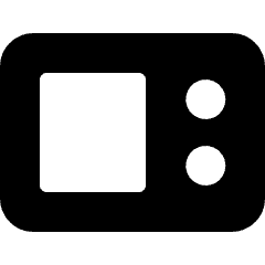 Microwave Icon from Micro Solid Set