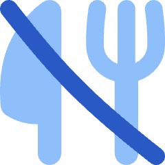No Food Allowed Icon from Flex Flat Set