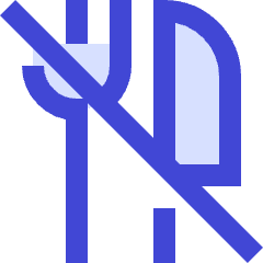 No Food Allowed Icon from Sharp Duo Set