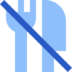 No Food Allowed Icon from Sharp Flat Set